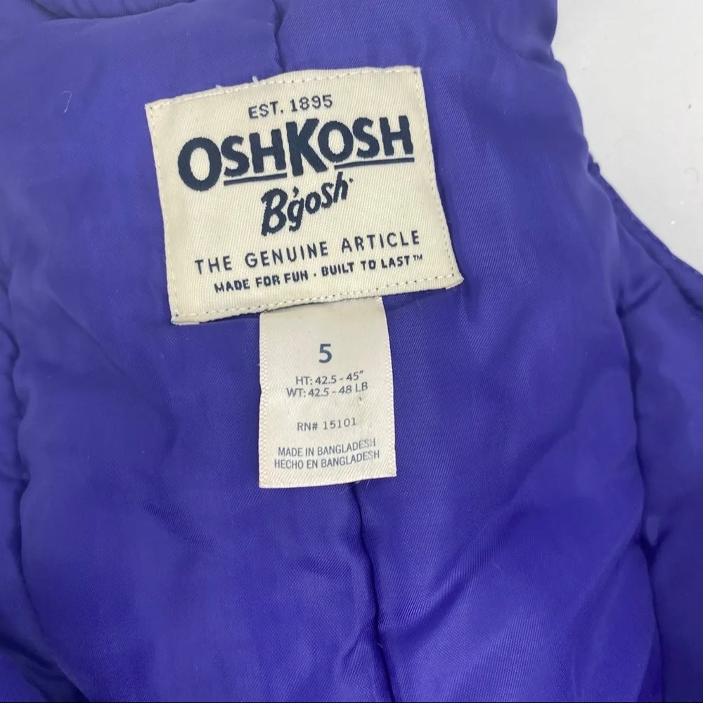 OshKosh B’gosh vintage ski overalls SZ 5T